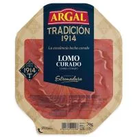 Plato Lomo Curado Extremadura Argal, Bandeja 70 G