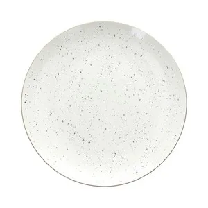 Plato de Postre Porcelana 19,5cm, Modelo Metrópolis Blanco Tognana.