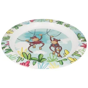 Plato Infantil Diseño Animales Apto para Microondas, Stor.