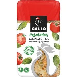 Ensaladas Margaritas con Tomate y Espinacas Gallo