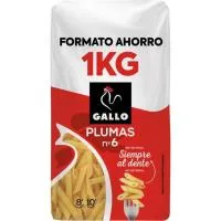 Plumas Nº 6 Gallo, Paquete 1 Kg