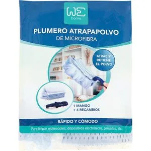 Plumero Atrapapolvo con 4 Recambios 1 u