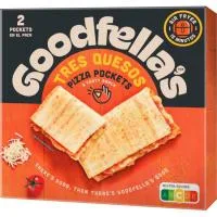 Pizza Pockets Triple Cheese Goodfellas, Caja 250 G