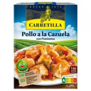 Pollo a la Cazuela con Pimientos Carretilla sin Gluten sin Aceite de Palma 250 G.