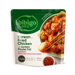 Pollo Frito Coreani con Salsa Sweet & Spicy Bibigo 280 G.