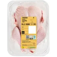 Pollo Pequeño Especial Asar Eroski, Pieza al Peso Aprox. 1.4 Kg