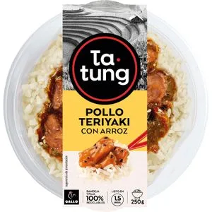 Pollo Teriyaki con Arroz Japonés 250 Gr