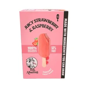 Pink Albatross Polos de Fresa y Frambuesa 4 X 65 Ml. 260 ML