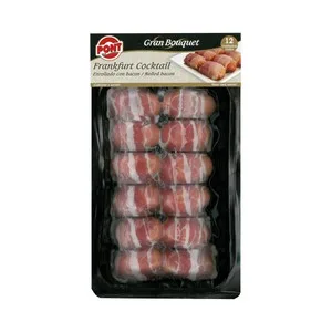 Pont Mini Salchichas Tipo Frankfurt Envueltas en Bacon Pont Gran Bouquet 12 Uds. 180 G