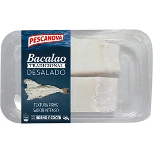 Porciones de Bacalao Desalado Tradicional Pescanova