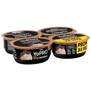 Postre 0%0% Proteico Stracciatella 4 X 120 Gr
