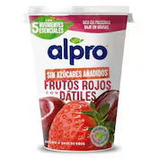 Postre de Soja Sabor Frutos Rojos sin Azúcar Alpro Vaso 400 G