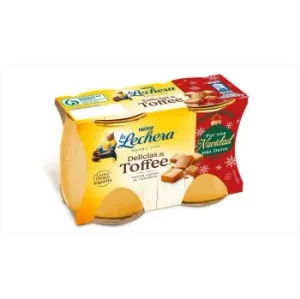 Postre Lácteo al Caramelo Delicias de Toffee Nestlé la Lechera Pack de 2 Unidades de 125 G.