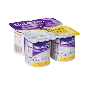 Postre Lácteo Cremoso Natural Azucarado sin Lactosa Hacendado 0.5 KG