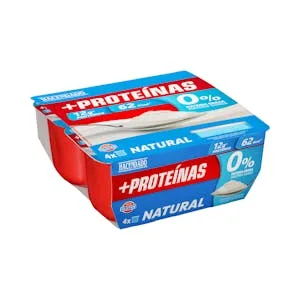 Postre Lácteo Natural +proteínas Hacendado 0% MG 12 G Proteínas 0.48 KG