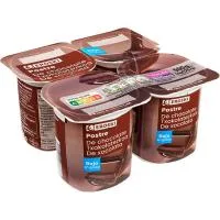 Postre Sabor Chocolate Eroski, Pack 4x125 G