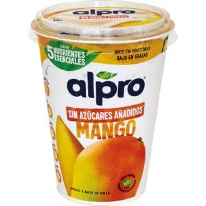 Postre Soja con Mango sin Azúcares Añadidos 400 Gr