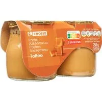 Postre Toffe Eroski, Pack 2x125 G