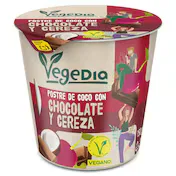 Postre Vegetal de Chocolate con Cereza Dia Vegedia Vaso 150 G