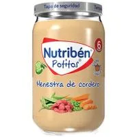 Potito Menestra de Cordero Nutriben, Tarro 235 G