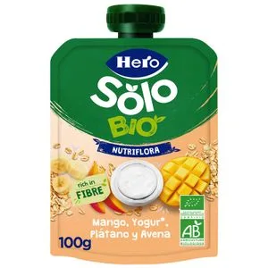 Pouche Mango Yogur y Plátano Solo Eco 100 Gr