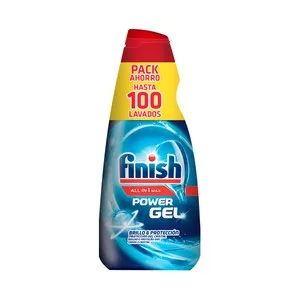 Finish Power Gel Lavavajillas Líquido con Acción Todo en Uno 1 L. 1000 ML