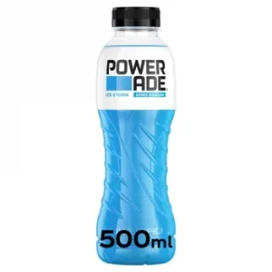 Powerade Ice Storm Bebida Isotónica Zero Azúcar Botella 50 Cl.