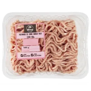 Preparado de Carne Picada de Cerdo Carrefour el Mercado 500 G