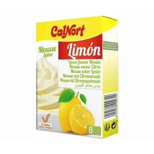 Calnort Preparado de Mousse Sabor Limón 2 X 65 G.