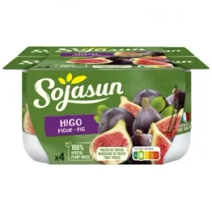 Preparado de Soja con Higo Sojasun Pack de 4 Unidades de 100 G.