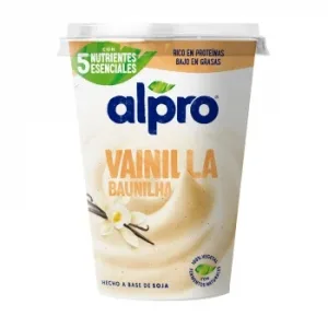 Preparado de Soja con Vainilla Alpro sin Gluten y sin Lactosa 400 G.