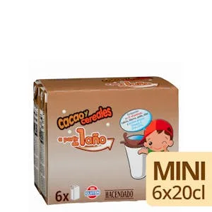 Preparado Lácteo con Cacao y Cereales Hacendado +1 Año 1.2 L