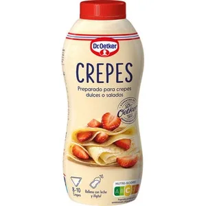 Preparado para Crepes Dulce o Salado Rellenar con Leche y Agitar Dr.oetker