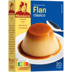 Preparado para Hacer Flan Clásico 20 Flanes Mandarin