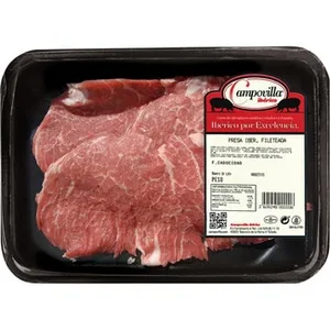 Presa Fresca de Cerdo Ibérico en Filetes Peso Aproximado  Campovilla 400 G