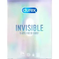 Preservativo Invisible Durex, Caja 24 Uds