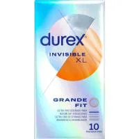 Preservativo XL Invisible Durex, Caja 12 Uds
