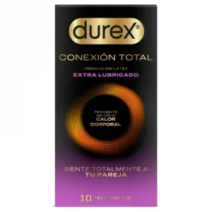 Preservativos Extra Lubricado Conexión Total Durex 10 Ud.