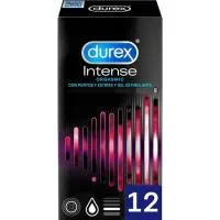 Preservativos Intense Orgasmic Durex, Caja 12 Uds
