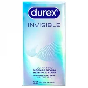 Preservativos Invisibles Super Finos para Maximizar la Sensibilidad Durex 12 Ud.