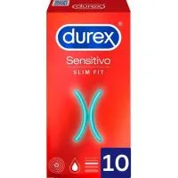 Preservativos Sensitivo Suave Slim Fit Durex, Caja 10 Uds