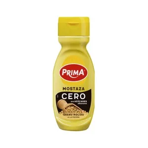 Prima Cero  Mostaza Cero 255 Gr. + 10 Gr. Gratis 265 G