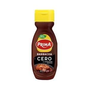 Prima Salsa Barbacoa Cero 255 Gr. +10 Gr. Gratis 265 G