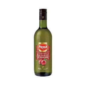 Prima Vinagre Balsámico de Manzana Botella de 750 Ml.