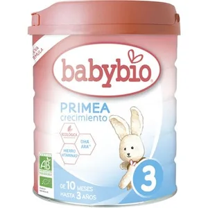 Primea Leche de Crecimiento 3 Ecológica de 10 Meses a 3 Años Babybio