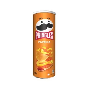 Pringles Patatas con Forma de Teja Pringles Paprika Bote de 165 G.