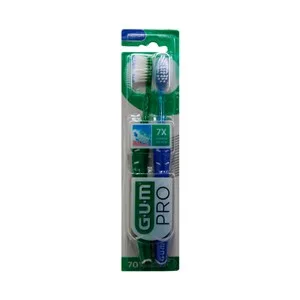 GUM Pro Cepillos de Dientes con Filamentos Medios, para una Limpieza Profunda 2 Uds.