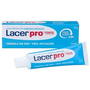 Lacer Pro Crema Adhesiva para Prótesis Dentales Forte 70 G.