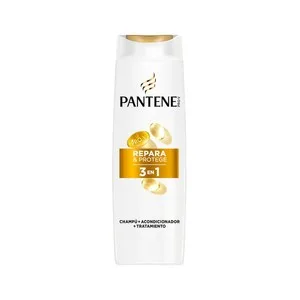 Pantene Pro-v Repara y Protege Champú + Acondicionador + Tratamiento para Cabellos Secos, Débiles y Dañados 500 Ml.