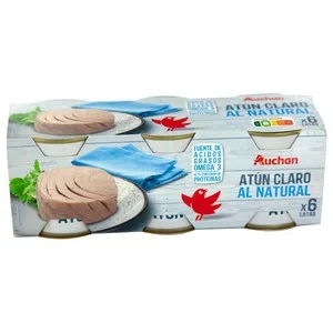 Producto Alcampo Atún Claro al Natural Pack 6 Uds. X 56 G. 336 G